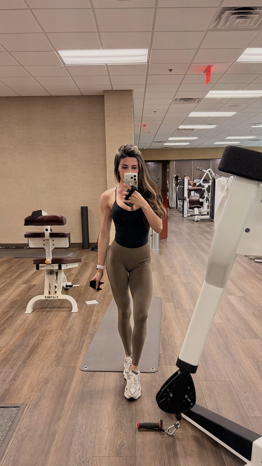 Lisa Haven at the gym