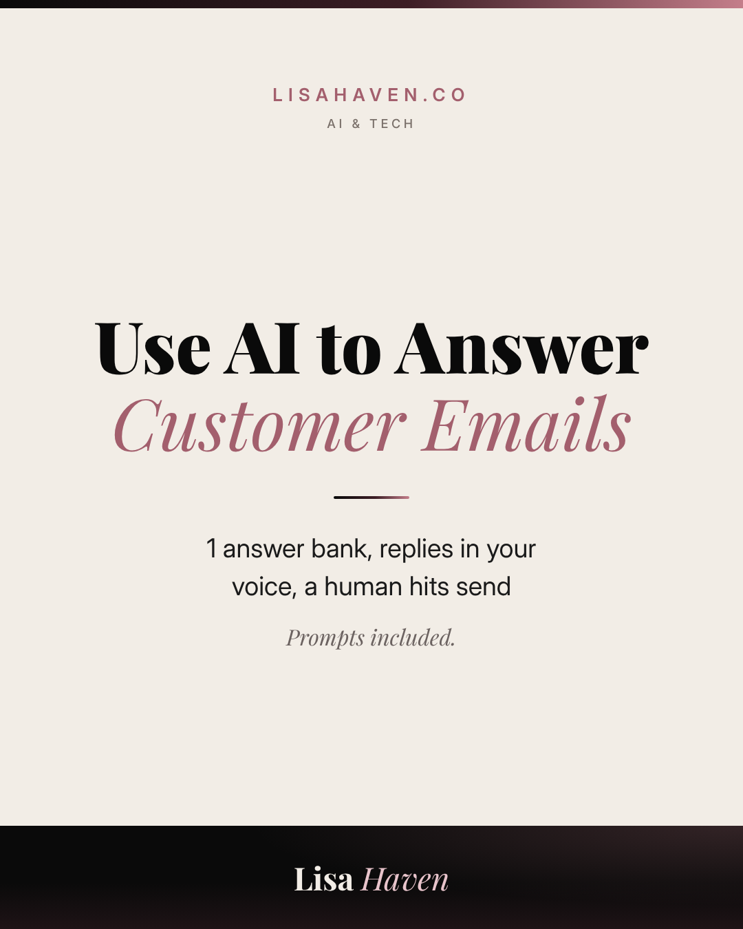 How to Use AI to Answer Customer Emails (Free Prompts)