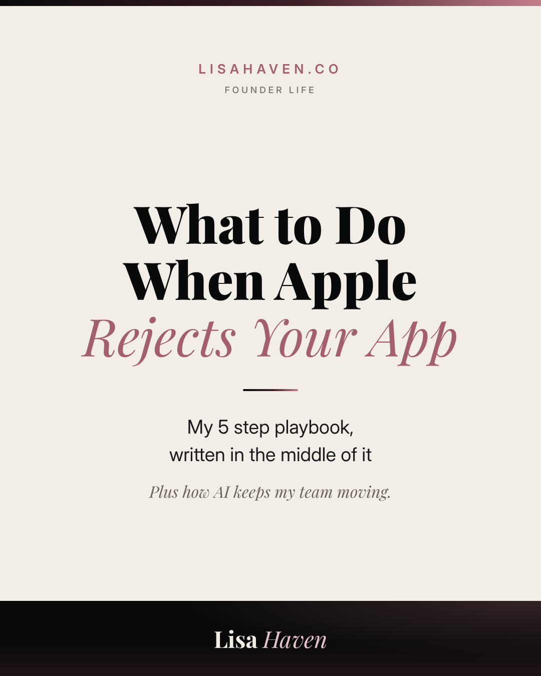 What to Do When Apple Rejects Your App